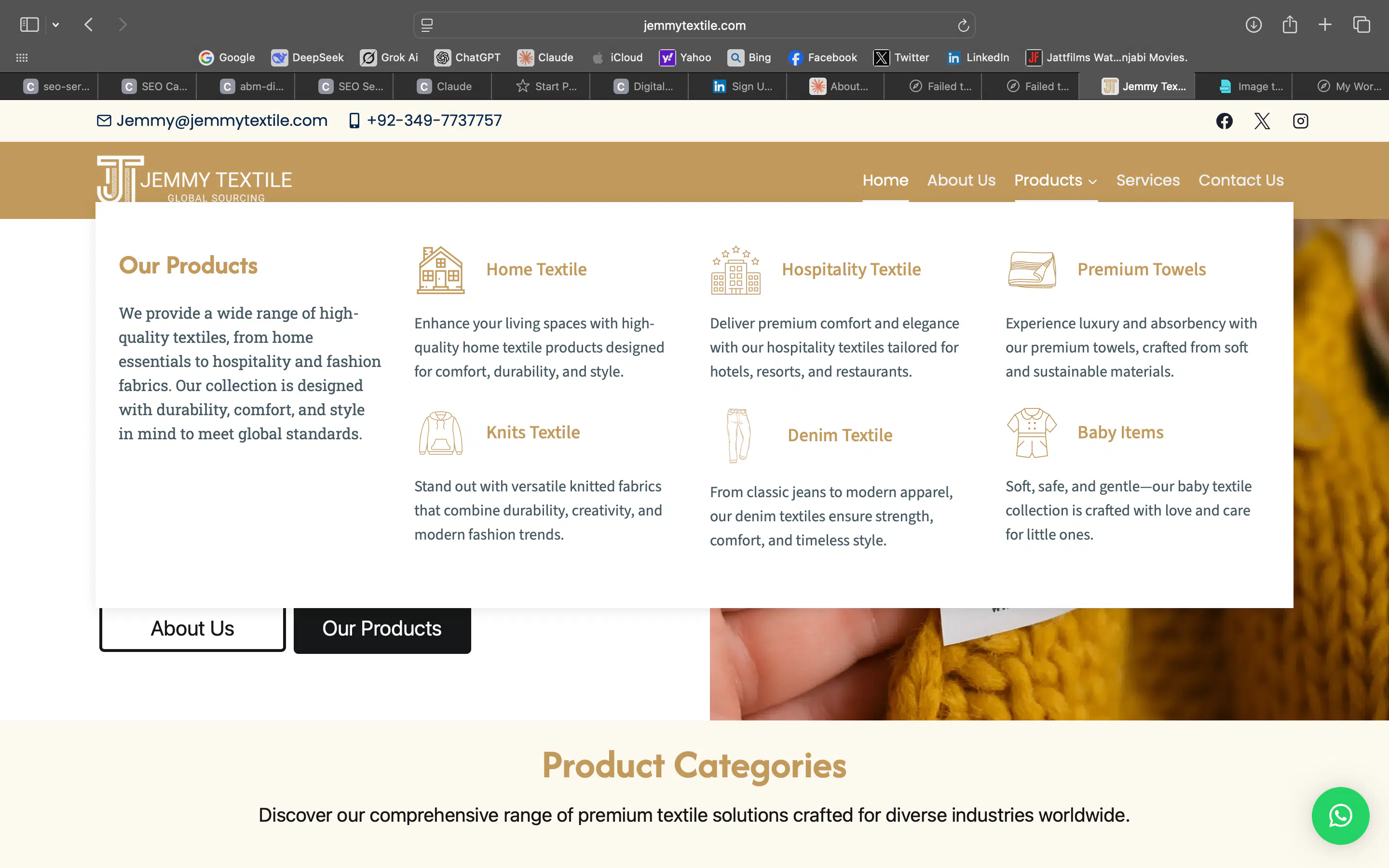 Jemmy Textile Screenshot 4